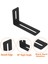 4 Inç Ayarlanabilir Açılı Braket, Ahşap Için 8 Pcs Ağır Hizmet Tipi L Braketleri, Yuvalı L Şeklinde Köşe Desteği, Sağ Açılı Braketler (Yurt Dışından) 3