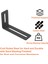 4 Inç Ayarlanabilir Açılı Braket, Ahşap Için 8 Pcs Ağır Hizmet Tipi L Braketleri, Yuvalı L Şeklinde Köşe Desteği, Sağ Açılı Braketler (Yurt Dışından) 4