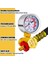 4 Adet 0-200 Psi Hava Basıncı Göstergesi 1/8ın Erkek Npt Bağlantısı Hava Göstergesi Alt Yan Montaj 1.57IN Kadranlı Hava Kompresörü Göstergesi (Yurt Dışından) 2
