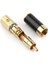 Hifi Rca Konektörü 10MM Karbon Fiber Altın Kaplama Lotus Fiş Hoparlör Terminali Ses Güç Subwoofer Amplifikatör (Yurt Dışından) 4