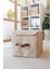 Jüt Dolap Içi Organizer Takı, Makyaj, Banyo, Ofis Düzenleyici Kapaklı Saklama Kutusu 20X20X20 cm 1