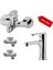 Vega Banyo ve Lavabo Bataryası AKSF01 Filtreli Ara Musluk ( X2 ) 1