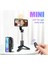 Siyah Cool Dıer Yeni Mini Katlanabilir Kablosuz Bluetooth Selfie Çubuğu Tripod, Bluetooth Deklanşör Dolgu Işığı Paslanmaz Çelik Monopod (Yurt Dışından) 4