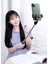 Cep Telefonu Iphone Için Siyah Bluetooth Selfie Çubuğu Ios Android Için Deklanşör Uzaktan Kumandalı Iphone Samsung Kablosuz Selfistick Tripod (Yurt Dışından) 4