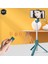 Beyaz Mini Uzatılabilir Selfie Çubuğu Tripod, Kablosuz Uzaktan Kumandalı, 4'ü 1 Arada Selfie Çubuğu - 360° Dönebilen Telefon Standı Tutucu (Yurt Dışından) 2
