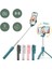 R1 Pembe Selfie Çubuğu Dereceli Fotoğraf Tutucu Uzatılmış Tripod Canlı Yayın Katlanabilir Mini Tripod Uzaktan Kumandalı Genişletilebilir Monopod (Yurt Dışından) 5