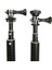 Bir Stil 1.5 M Grip Selfie Çubukları El/kolu Monopod Gopro Hero 98765 Osmo INSTA360 Onex2 Akaso Için Siyah Cep Telefonu Tutucu (Yurt Dışından) 5