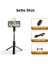 Işıklı Siyah Fangtuosı 2022 Yeni Kablosuz Selfie Çubuğu Bluetooth Deklanşörlü Bluetooth Katlanabilir Tripod Dolgu Işığı Alüminyum Alaşımlı Selfie Stck (Yurt Dışından) 1