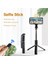 Işıklı Siyah Fangtuosı 2022 Yeni Kablosuz Selfie Çubuğu Bluetooth Deklanşörlü Bluetooth Katlanabilir Tripod Dolgu Işığı Alüminyum Alaşımlı Selfie Stck (Yurt Dışından) 2