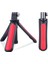 Kırmızı Selfie Sopa Mini Tripod Kendinden El Uzatılabilir Kutup Monopod Standı Gopro Hero 10 9 8 7 6 Xiaoyi 4K Lite Sjcam Aksesuarları (Yurt Dışından) 4