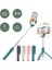 Yeşil R1/R1S Kablosuz Bluetooth Selfie Çubuğu Katlanabilir Mini Tripod Ios Android Için Uzaktan Kumanda ile Genişletilebilir Monopod (Yurt Dışından) 4