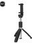 Siyah Evrensel Telefonlar Kablosuz Bluetooth ile Uyumlu Selfie Çubuğu Tripod Uzaktan Deklanşörlü Katlanabilir Tripodlar Monopodlar (Yurt Dışından) 1