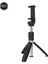 Siyah Evrensel Telefonlar Kablosuz Bluetooth ile Uyumlu Selfie Çubuğu Tripod Uzaktan Deklanşörlü Katlanabilir Tripodlar Monopodlar (Yurt Dışından) 3