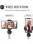 Siyah Evrensel Telefonlar Kablosuz Bluetooth ile Uyumlu Selfie Çubuğu Tripod Uzaktan Deklanşörlü Katlanabilir Tripodlar Monopodlar (Yurt Dışından) 5