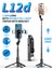 L12D-ÇIFT Dolgu Işığı Kablosuz Selfie Çubuğu Tripod, Uzaktan Kumandalı 1085MM Katlanabilir Taşınabilir Dolgu Işığı Alüminyum Alaşımlı Telefon Standı Tutucu, Akıllı Telefon Için (Yurt Dışından) 5