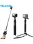 Temel Model Telesın 6'sı 1 Arada Uzatılabilir Alüminyum Alaşımlı Selfie Çubuğu 360 Döndürme + Gopro INSTA360 Sjcam Için Ayrılabilir Tripod Montajlı Telefon Tutucu (Yurt Dışından) 4