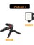 Paket 2 Yeni Profesyonel Vlog Video Çekim Kitleri, Mini Tripodlu Slr Kamera Akıllı Telefon Kaydı Için Bluetooth Selfie Kontrolü (Yurt Dışından) 1