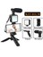 Paket 2 Yeni Profesyonel Vlog Video Çekim Kitleri, Mini Tripodlu Slr Kamera Akıllı Telefon Kaydı Için Bluetooth Selfie Kontrolü (Yurt Dışından) 2