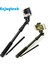 Gopro Kahraman Xiaoyi Sjcam Aksiyon Kameraları Için Alüminyum Alaşımlı Monopod Iphone Xiaomi Android Telefonlar Için Uzatılabilir Selfie Sopa (Yurt Dışından) 1