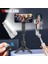 Seçenek 6 Keelead L09 Gimbal Sabitleyici Selfie Çubuğu Tripod Dolgu Işığı ile Bluetooth Uzaktan Cep Telefonu Xiaomi Huaweı Ios Akıllı Telefon (Yurt Dışından) 4