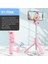 R1 Pembe Bluetooth Selfie Sopa Cep Telefonu Tutucu Geri Çekilebilir Taşınabilir Çok Fonksiyonlu Mini Tripod Kablosuz Uzaktan Deklanşör (Yurt Dışından) 1