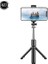 Siyah Uzatılabilir Kablosuz Selfie Çubuğu Monopod Tripod Huawei Xiaomi iPhone Gopro Spor Eylem Için Bluetooth Uyumlu Selfie Çubuğu (Yurt Dışından) 1