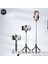 Siyah Uzatılabilir Kablosuz Selfie Çubuğu Monopod Tripod Huawei Xiaomi iPhone Gopro Spor Eylem Için Bluetooth Uyumlu Selfie Çubuğu (Yurt Dışından) 4