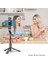 Kutu ile Iki Işık Fangtuosı Yeni Alüminyum Katlanabilir Kablosuz Bluetooth Selfie Çubuk Tripod, Ios Android Için Dolgu Işığı Deklanşör Uzaktan Kumanda ile (Yurt Dışından) 3