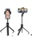 Beyaz 3in1 Kablosuz Bluetooth Selfie Sopa Katlanabilir Mini Tripod Dolgu Işığı Deklanşör Uzaktan Kumanda Ios Android iPhone 11 Xs Xr (Yurt Dışından) 5