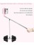 Siyah Taşınabilir Kablosuz Mini Bluetooth Selfie Sopa Monopod Montaj Tutucu iPhone 6 S 7 8 Xiaomi Samsung Akıllı Telefon (Yurt Dışından) 5