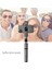 Işık Yok Kutu Yok Cool Dıer 2022 Yeni Katlanabilir Kablosuz Bluetooth Selfie Çubuğu Tripod Uzaktan Deklanşör ile Akıllı Telefon Için Doldurma Işığı Selfie Stck 4