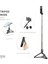 Siyah Taşınabilir Kablosuz Bluetooth Selfie Çubuğu Tripodlu Uzatılabilir Katlanabilir Monopod Ios Android iPhone 12 Pro Gopro Kameralar (Yurt Dışından) 3