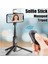 Siyah Ekle Ty-C Mikrofon Cool Dıer Q12S Katlanabilir Kablosuz Bluetooth Selfie Çubuğu Tripod Monopod Bluetooth Deklanşörlü Dolgu Işığı iphone Xiaomi Telefonu (Yurt Dışından) 4
