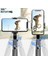 L08 White4 Bluetooth Uyumlu Selfie Çubuğu Tripod Anti-Sarsıntı El Gimbal Sabitleyici Iphone Samsung Xiaomi Akıllı Telefon (Yurt Dışından) 2