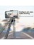 L08 White4 Bluetooth Uyumlu Selfie Çubuğu Tripod Anti-Sarsıntı El Gimbal Sabitleyici Iphone Samsung Xiaomi Akıllı Telefon (Yurt Dışından) 3