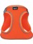 Üç Kilitli Sportif Kedi Köpek Göğüs Tasması 24-28 cm Xx-Small Turuncu 1