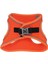 Üç Kilitli Sportif Kedi Köpek Göğüs Tasması 24-28 cm Xx-Small Turuncu 2