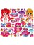 Sticker Kabartmalı Stiker Defter, Planlayıcı Etiket (AAA-031) - 15X13 cm - Kız Giydirme Prenses 2