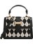 Moda Çanta Kadın El Omuz Çantası Kadın Eşkenar Dörtgen Nakış Ipliği Crossbody Çok Yönlü Küçük Kare Çanta (Yurt Dışından) 1