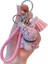 Kızlar Moda Lüks Elmas Teddy Bear Kolye Anahtar Zincirleri Deri Püskül Halat Taklidi Anahtarlık (Pembe) (Yurt Dışından) 1