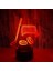 Justup Buz Hokeyi Sopası 3D Stereo Görüş Akrilik 7 Renk Değiştirme USB Gece;ht Işık;ht Ev Dekor Dokunmatik Işık;hts Masa Gece;ht Işık;ht(Stil T) (Yurt Dışından) 2