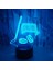 Justup Buz Hokeyi Sopası 3D Stereo Görüş Akrilik 7 Renk Değiştirme USB Gece;ht Işık;ht Ev Dekor Dokunmatik Işık;hts Masa Gece;ht Işık;ht(Stil T) (Yurt Dışından) 4