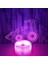 Justup Buldozer Gece Işık Ht 3D Illusion LED Lamba Uzaktan Kumanda Dokunmatik Noel Erkek Çocuklar Için Genç - Çatlak Koltuk (Yurt Dışından) 4