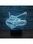 Tank Modeli Optik Illüzyon Lamba LED Renkli Lamba 3D Lamba Gece Aydınlatması Akrilik Atmosfer Lambası 7 Renk Modern Lamba Çocuk Ev Dekorasyonu (Yurt Dışından) 1
