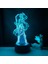 Justup Oyun Karakteri 3D Illusion Lamba 16 Renk LED Gece Aydınlatması Çocuk Yatak Odası Dekorasyonu Için Dokunmatik Uzaktan Kumanda ile - Dadalia（siyah Koltuk） (Yurt Dışından) 1