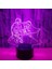 Justup 3D Gece Ht Işık Hts Buz Hokeyi Atlet 3D Illusion Başucu Lambası Uzaktan Kumanda ile Değişen 16 Renk Erkekler Kadınlar Için En Iyi Doğum Günü Hediyeleri (Stil V) (Yurt Dışından) 2