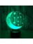 Justup Moon 3D Gece Işık Ht 3D Illusion LED Lamba 16 Renk Uzaktan Kumanda Dokunmatik ile Kısılabilir --- Siyah Koltuk (Yurt Dışından) 4
