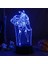 3D Gece Işıkları, Uzaktan Kumandalı ve Rgb Renkli 3D Optik Illüzyon LED Lambalar (Gs Game) (Yurt Dışından) 1