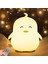 Justup Gece Lambası, Sevimli Bebek Gecesi, Ht Işık, Ht Lamba Şarj Edilebilir Silikon LED Gece, Ht Işık, Ht Hayvan Kreş Lambası Yatak Odası Taşınabilir Işık, Ht (Orta Penguen) (Yurt Dışından) 1