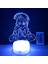Justup Oyun Karakteri 3D Illusion Lamba 16 Renk LED Gece Aydınlatması Çocuk Yatak Odası Dekorasyonu Için Dokunmatik Uzaktan Kumanda ile - Duman Fei (Crack Seat) (Yurt Dışından) 1